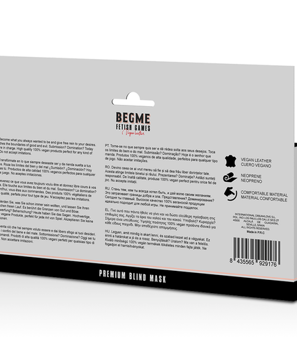Begme – Black Edition Core Augenmaske mit Neoprenfutter Begme – Black Edition Core Augenmaske mit Neoprenfutter