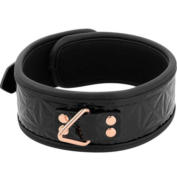 Begme – Black Edition Core Veganes Lederhalsband mit Neoprenfutter
