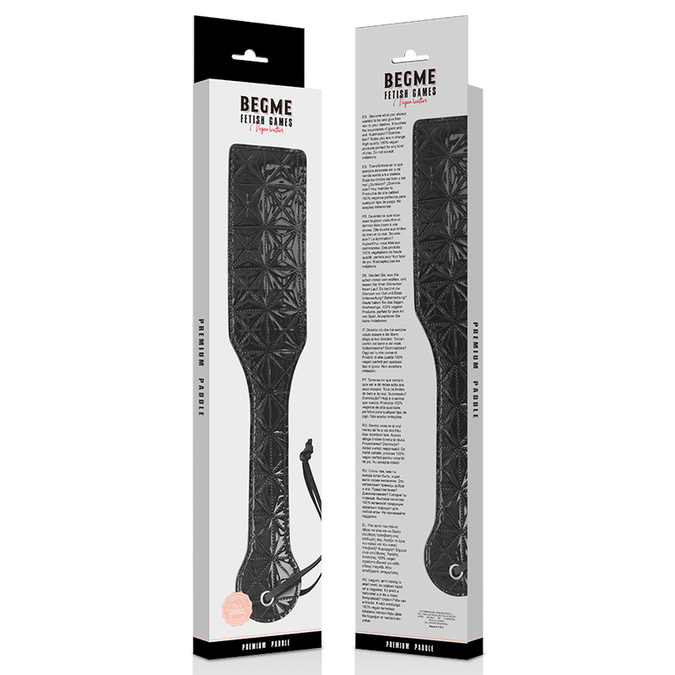Begme – Black Edition Vegan Leder Paddle