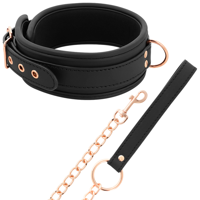 Coquette Chic Desire – Fantasy veganes Lederhalsband mit Neoprenfutter