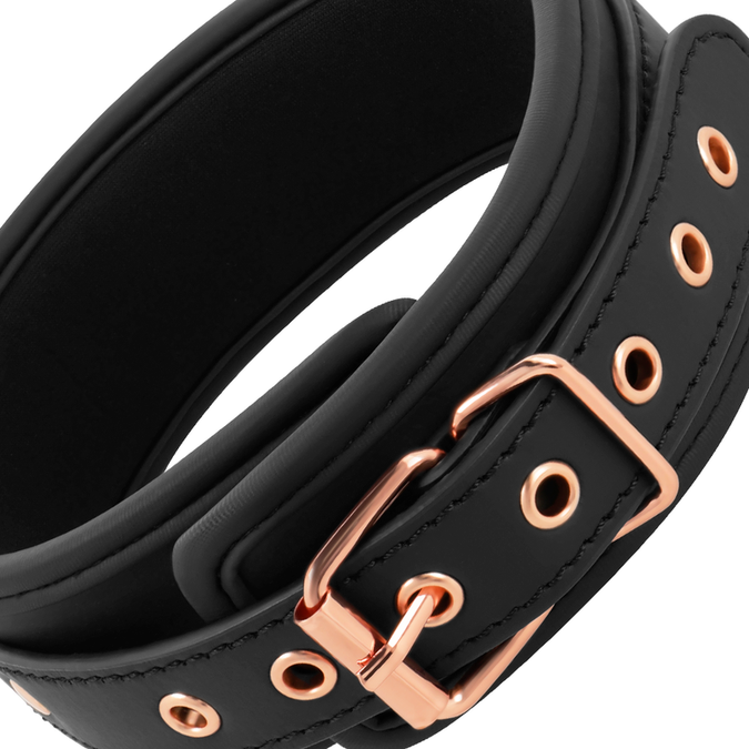 Coquette Chic Desire – Fantasy veganes Lederhalsband mit Neoprenfutter