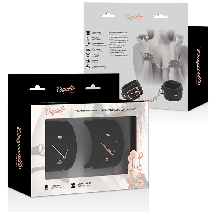 Coquette Chic Desire – Fantasy vegane Lederhandschellen
