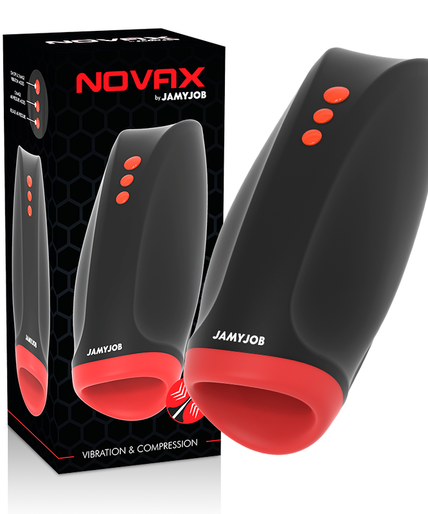 Jamyjob – Novax Masturbator mit Vibration und Kompression Jamyjob – Novax Masturbator mit Vibration und Kompression