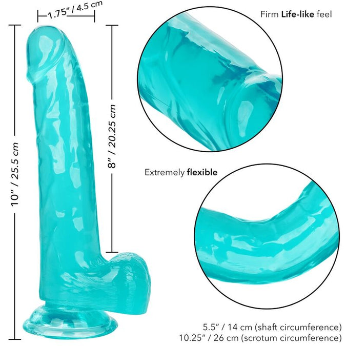 Calexotics – Size Queen Dildo Blauw 20,3 cm