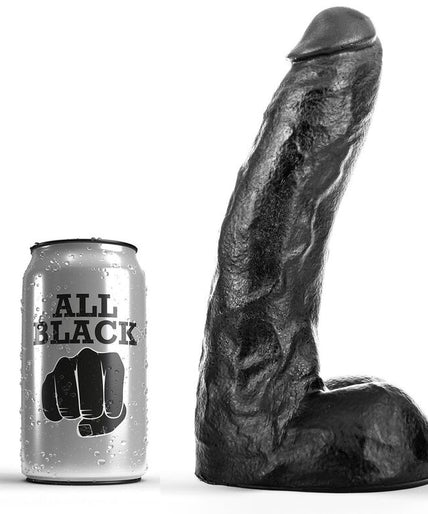 All Black – Realistic Dong Black 22 cm All Black – Realistic Dong Black 22 cm