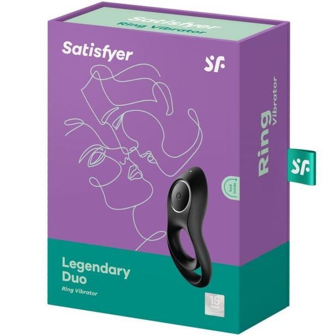 Satisfyer – Legendary Duo Ring Vibrator Zwart