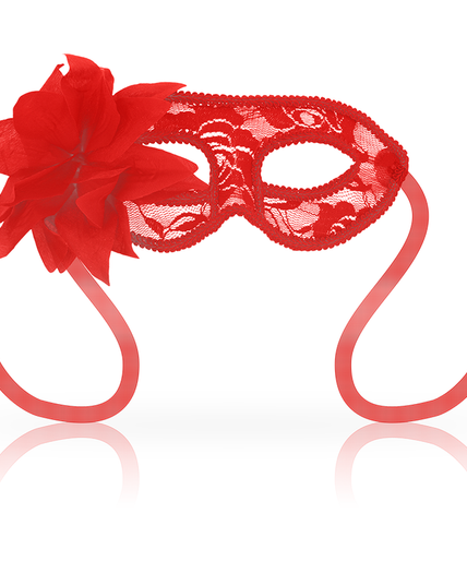 Ohmama – Masken Masken mit Spitze und roter Blume Ohmama – Masken Masken mit Spitze und roter Blume