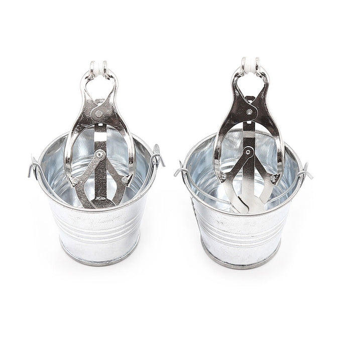 Pleasurements – Ohmama Fetisch Brustwarzenklemmen mit Eimern