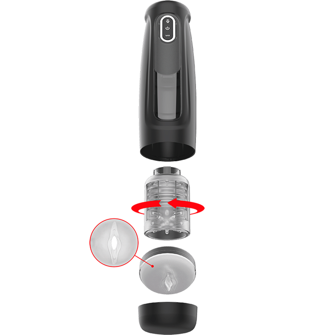 Jamyjob – Tornado 360 Drehender Tech Stroker
