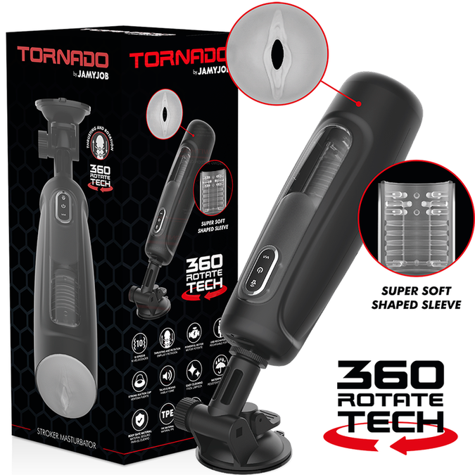 Jamyjob – Tornado 360 Drehender Tech Stroker