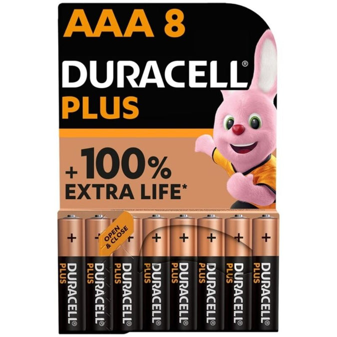 Duracell – Plus Power 100 Alkaline Battery Aaa Lr03 8 Unit
