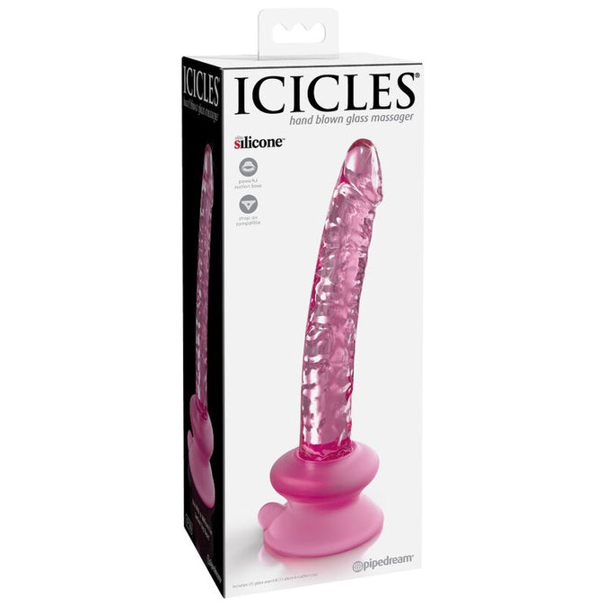 Icicles – N. 86 Glasdildo mit Saugnapf