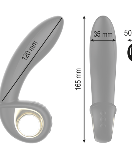 Ibiza – Leistungsstarker Aufblasbarer Anal/Vaginal Vibrator Fernbedienung Ibiza – Leistungsstarker Aufblasbarer Anal/Vaginal Vibrator Fernbedienung