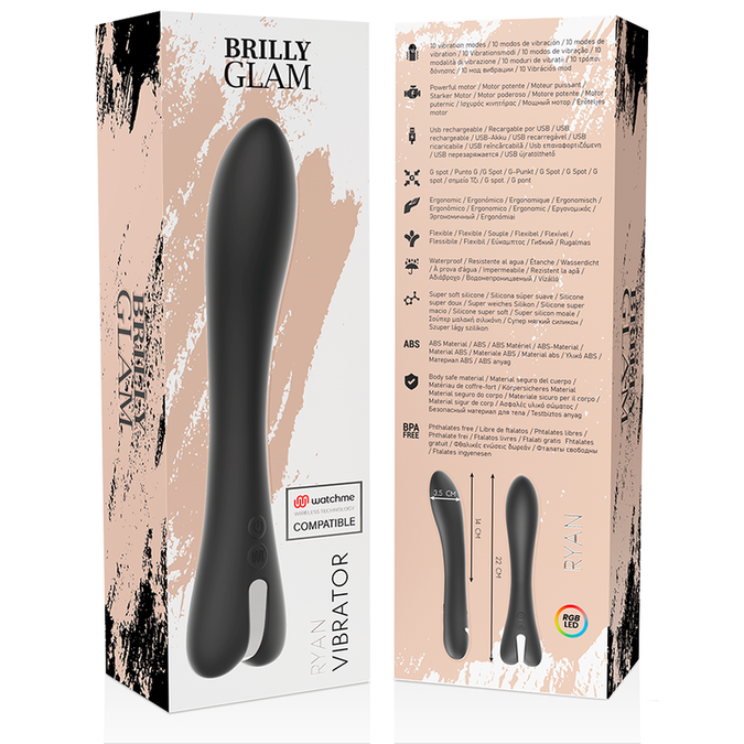 Brilly Glam – Ryan Vibrator mit Watchme Fernbedienung