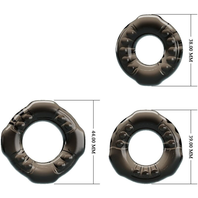 Baile – Cock Rings Yvonne Set 3 Penis Rings