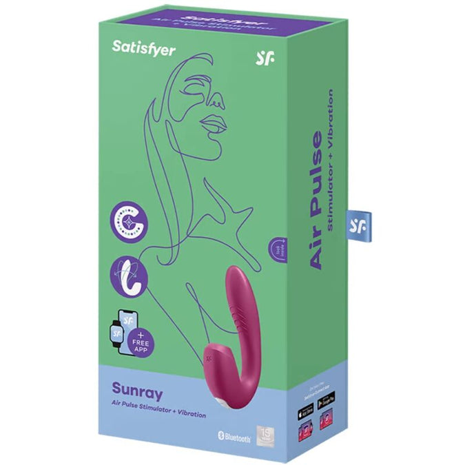 Satisfyer – Stimulator en Vibrator Sunray App Rood