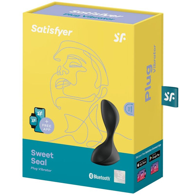 Satisfyer – Sweet Seal Vibrationsplug App Schwarz
