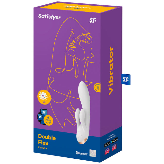 Satisfyer – Double Flex Vibrator App Weiß