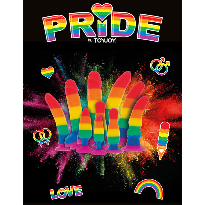 Pride – Lgbt Flag Wave Dildo 17 Cm
