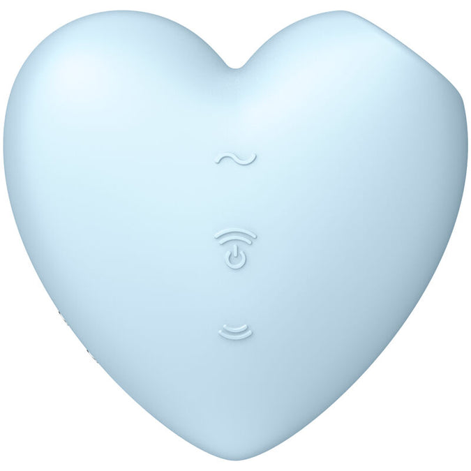 Satisfyer – Cutie Heart luchtdrukstimulator en vibrator blauw