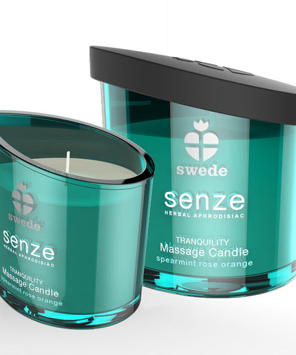 Swede – Senze Tranquility Massagekerze – Spearmint, Rose, Orange Swede – Senze Tranquility Massagekerze – Spearmint, Rose, Orange