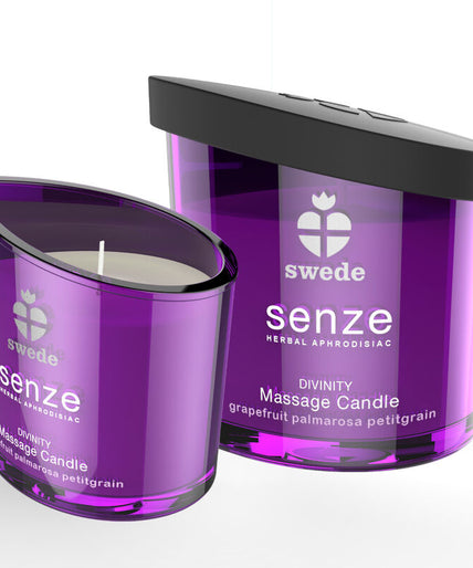 Swede – Senze Divinity Massagekerze – Grapefruit, Palmarosa, Petitgrain Swede – Senze Divinity Massagekerze – Grapefruit, Palmarosa, Petitgrain
