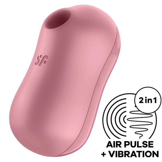 Satisfyer – Cotton Candy luchtdrukstimulator en vibrator roze