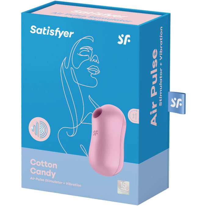 Satisfyer – Cotton Candy Luftimpuls-Stimulator & Vibrator Flieder