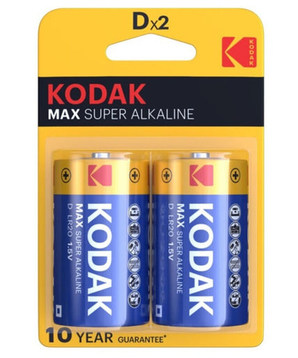 Kodak – Max Alkaline Battery D Lr20 2 Unit Kodak – Max Alkaline Battery D Lr20 2 Unit