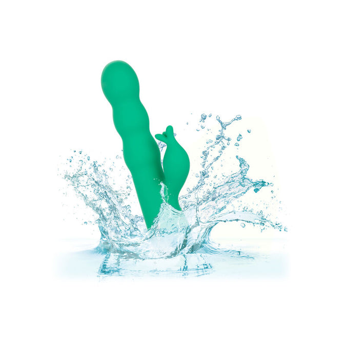 Pleasurements – Calexotics – Sonoma Satisfier Stoßender Rabbit Vibrator Grün