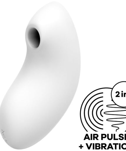 Satisfyer – Vulva Lover 2 Luftimpuls Stimulator & Vibrator Weiß Satisfyer – Vulva Lover 2 Luftimpuls Stimulator & Vibrator Weiß
