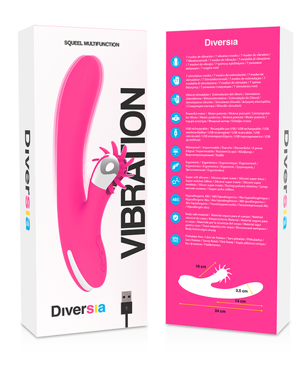 Diversia – Bunny Vibrator 24 cm Diversia – Bunny Vibrator 24 cm