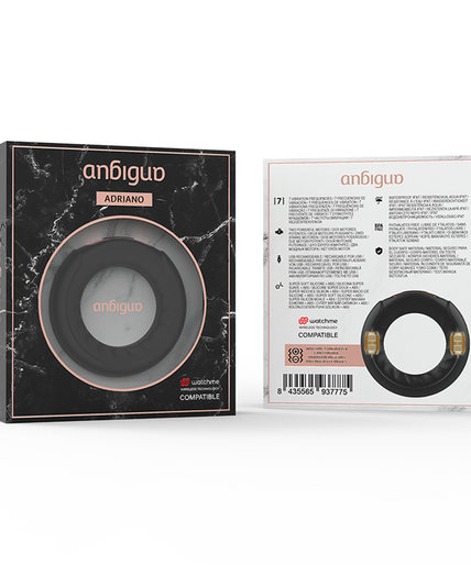 Anbiguo – Adriano Vibrating Ring + Watchme Remote Control Anbiguo – Adriano Vibrating Ring + Watchme Remote Control