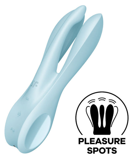 Satisfyer – Threesome 1 Vibrator Blue Satisfyer – Threesome 1 Vibrator Blue