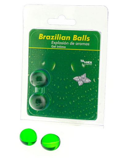 Taloka – 2 Brazilian Balls Mint Intimate Gel Taloka – 2 Brazilian Balls Mint Intimate Gel