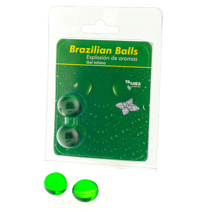 Taloka – 2 Brazilian Balls Minze Intimgel