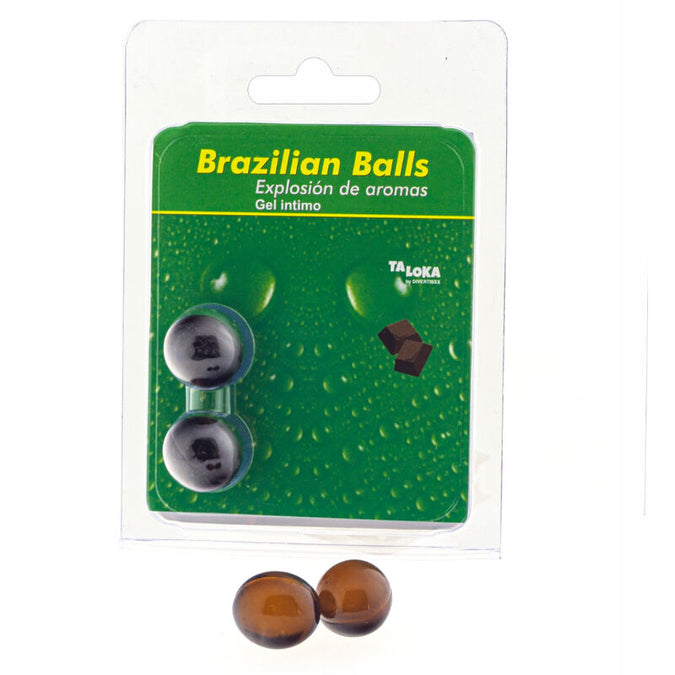 Taloka – 2 Brazilian Balls Schokolade Intimgel
