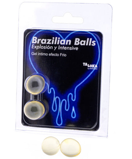 Taloka – 2 Brazilian Balls Cold & Vibration Effect Exciting Gel Taloka – 2 Brazilian Balls Cold & Vibration Effect Exciting Gel