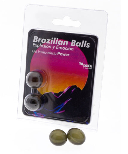 Taloka – 2 Brazilian Balls Power Effect Exciting Gel Taloka – 2 Brazilian Balls Power Effect Exciting Gel