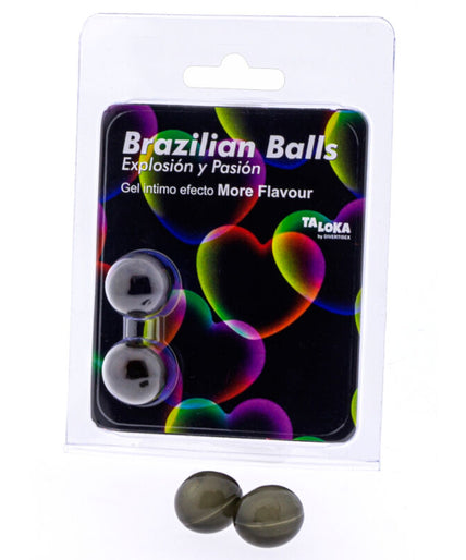 Taloka – 2 Brazilian Balls More Flavour Effect Exciting Gel Taloka – 2 Brazilian Balls More Flavour Effect Exciting Gel