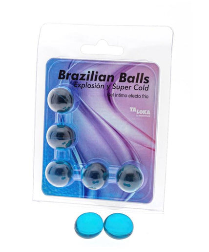 Taloka – 5 Brazilian Balls Kalt Effekt Erregendes Gel Taloka – 5 Brazilian Balls Kalt Effekt Erregendes Gel