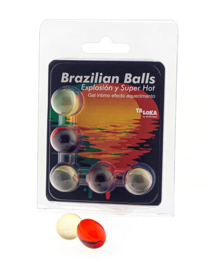 Taloka – 5 Brazilian Balls Super Heiß Effekt Erregendes Gel Taloka – 5 Brazilian Balls Super Heiß Effekt Erregendes Gel