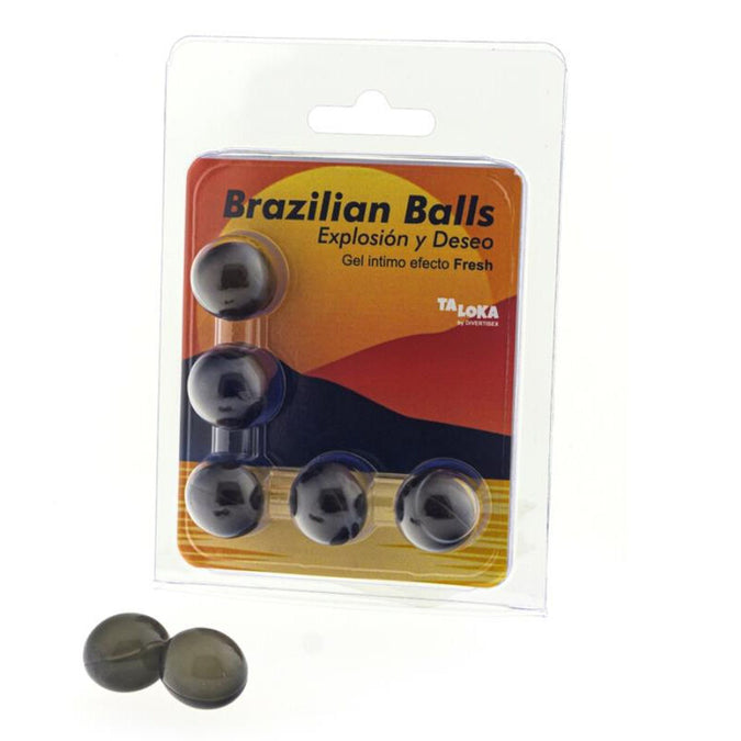 Taloka – 5 Brazilian Balls Frischeffekt Erregendes Gel
