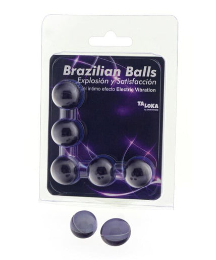 Taloka – 5 Brazilian Balls Elektrischer Vibrations-Effekt Erregendes Gel Taloka – 5 Brazilian Balls Elektrischer Vibrations-Effekt Erregendes Gel