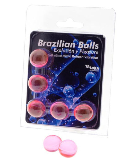 Taloka – 5 Brazilian Balls Erfrischender Vibrations-Effekt Erregendes Gel Taloka – 5 Brazilian Balls Erfrischender Vibrations-Effekt Erregendes Gel