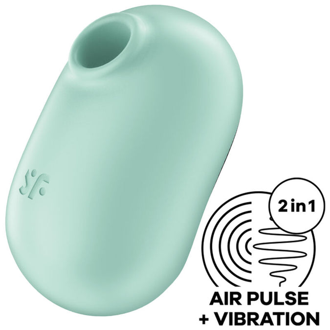 Satisfyer – Pro to Go 2 Doppel Luftimpuls Stimulator & Vibrator Grün