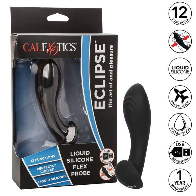 Calexotics – Eclipse Liquid Silicone Flex Probe Anal Vibrator