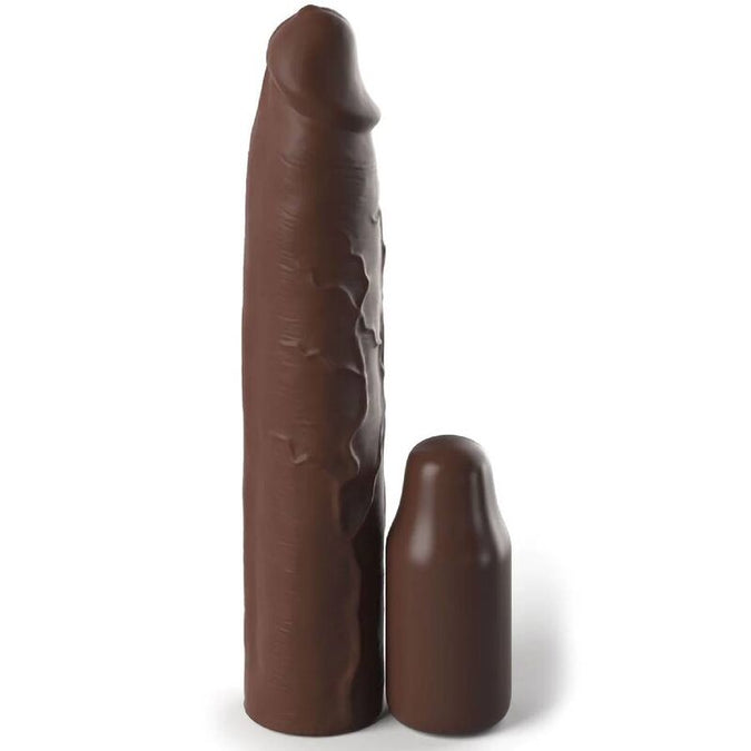 Fantasy X – Tensions – Pipedreams Hülle 22,86 Cm + 7,62 Cm Plug Braun