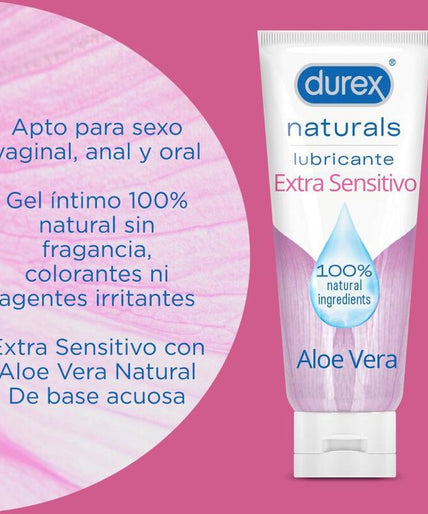Durex – Naturals Extra Sensitive Lubricant 100 Ml Durex – Naturals Extra Sensitive Lubricant 100 Ml