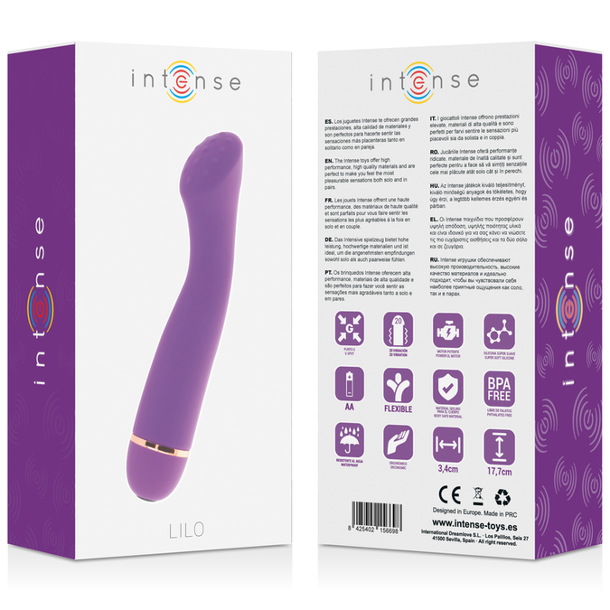 Intense – Lilo Silikonvibrator mit 20 Geschwindigkeiten Flieder
